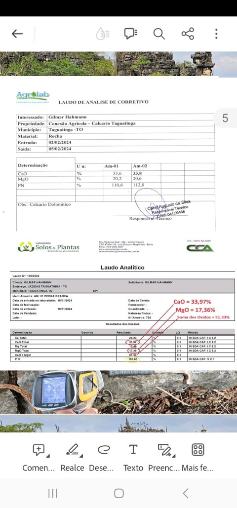 Industria de Calcario nova na caixa com jazidas 8